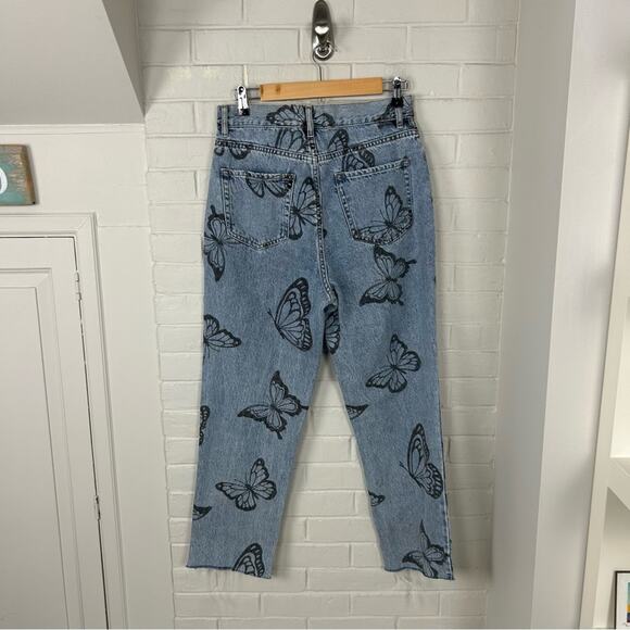 Pacsun Eco Butterfly High Waisted Straight Leg Jeans Size 28 - Picture 11 of 12